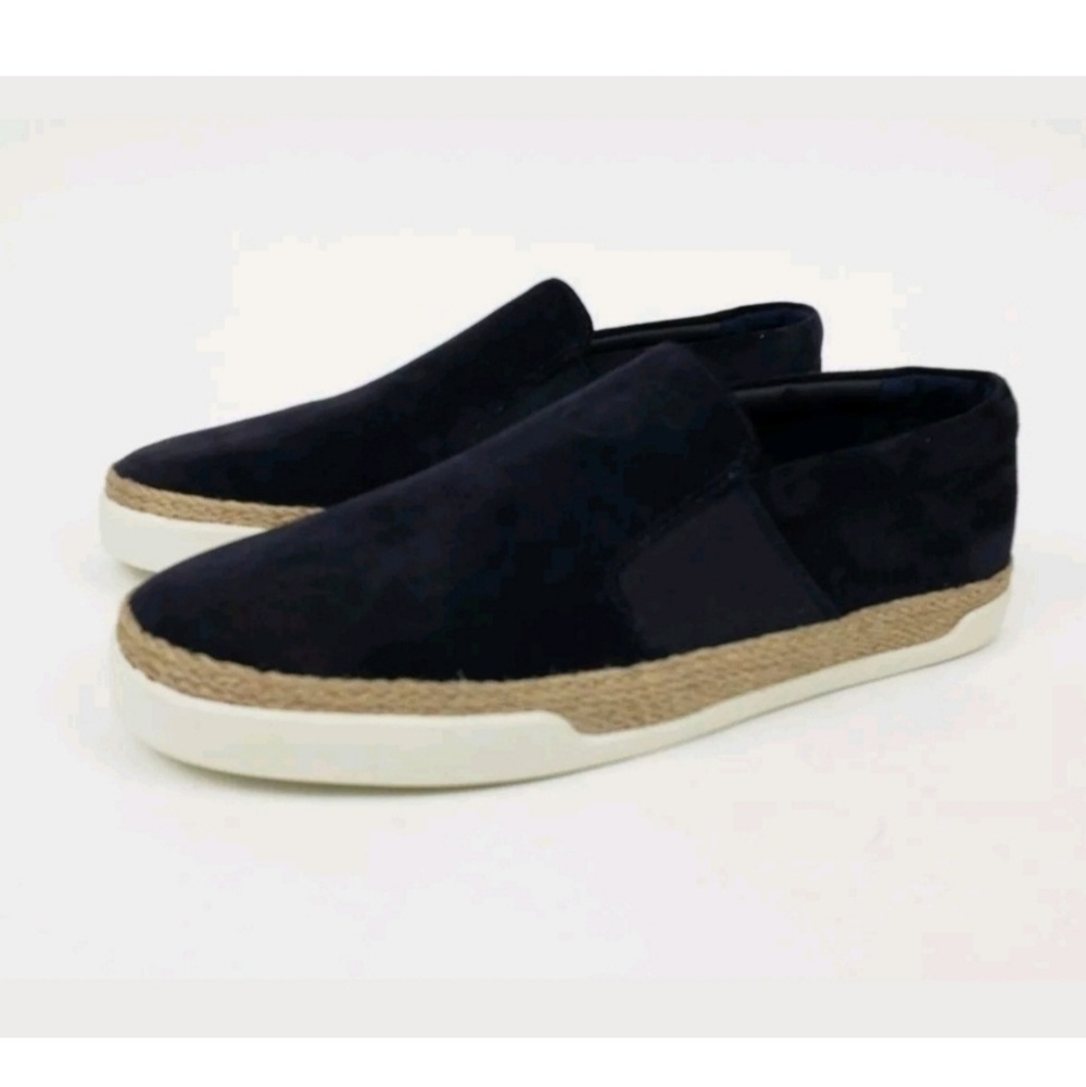 New Vince. Johan Suede Slip-On Sneakers